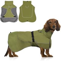 Waterproof Dog Winter Coat-Adjustable Reflective For All Seasons-Comfortable Protection During Outdoor Activities (M)