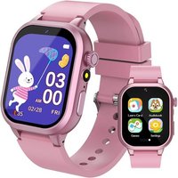 JGD-Montre Connectée Enfant 32 Jeux,Montre Intelligente Enfant avec HD Caméra Livres Audio&Cartes d'étude,Suivi des Habitudes,3 Sportifs Podomètre