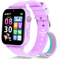 JGD-Montre Connectée Enfant 4G GPS, Smartwatch Téléphone pour Filles Garçons avec Appel Vidéo SOS Podomètre Mode Classe, Montre Cadeau pour Enfants