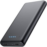 Jgd-Heetp 24800 Mah Power Bank Et Portable Ultra Compact À Grande Vitesse Batterie Externe Avec 4 Lumières Led Et Les Deux Ports Usb Pour Téléphone