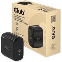 JGD-CLUB3D CAC-1905EU Chargeur de Voyage PPS 65 W Technologie GAN Port Unique USB Type-C Prise en Charge Power Delivery (PD) 3.0