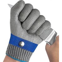 Gants de cuisine résistants aux coupures, niveau de protection 5, gants de boucher à chaînes, gants à huîtres pour la découpe à la mandoline, la