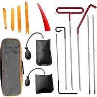 Kit D'ouverture Et De Déverrouillage De Portières De Voiture (14 Pièces) : Cales De Sécurité, Pompe, Kit D'urgence Universel Pour Véhicules.