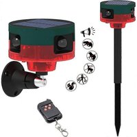 Alarme Anti-Aboiements De Chien, Détecteur De Mouvement 129 Db, Alarme Extérieure Avec Télécommande Sans Fil, 13 Sons Différents - Dgjr