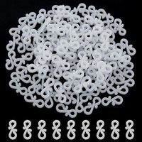 JGD-60 Pièces Crochets de gouttière pour sécuriser les guirlandes lumineuses d'extérieur, Idéal pour Lumières de Noël suspendues sur Mariage