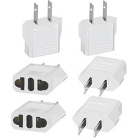 JGD-6 Pièces Adaptateur Prise USA, France vers US Adapter, Adaptateur Europe vers Etats-Unis/Américain/Chine/Japon/Canada/Mexique/Brésil, Adaptateur
