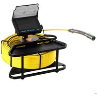 Caméra d'Inspection de Canalisation 30 m-Duoku-avec Ecran HD 11 cm-Caméra Autonivelante-Etanche IP68-12 LED-Batterie 4500 mAh