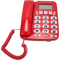 Téléphone Filaire, Téléphone Fixe À Gros Boutons Pour Les Personnes Âgées, Numérotation À Une Touche Pour Les Enfants Malvoyants, Téléphone