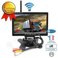 INN® Moniteur de voiture, moniteur de système de vue arrière sans fil, moniteur de bureau 7 pouces, accessoires de moniteur noir 7 p