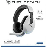 Turtle Beach Stealth 600 Console Blanc Playstation Casque Gaming sans Fil w/ 80hr Batterie, Écouteurs de 50mm et Bluetooth pour PS5, PS4, PC et Mobile