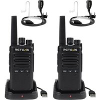 Rt668B Talkie Walkie Professionnel Avec Écouteurs, Pmr446 Toki Walki, Sans Licence, Vox, 16 Canaux, Ctcss/Dcs, Talkie-Walkie Robuste Pour Voyage,