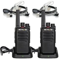 Rt668 Talkie Walkie Professionnel, Pmr446 Radio Bidirectionnelle Longue Portée 3 Km, Vox, Robuste Talkie-Walkie Avec Oreillette Pour Randonnées,
