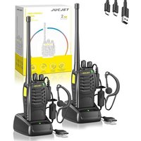 888Hd Talkie-Walkie, Version Améliorée À Bande Unique, 16 Canaux Prédéfinis, Avec Appairage En Un Clic, Réduction De Bruit Vocal Et Communication