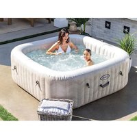 Spa gonflable PureSpa Chevron carré Bulles 6 places - Intex