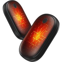 JGD-Chaufferette Main Rechargeable 2 en 1 Magnetique 5000mAh, Chaufferette Électrique USB Ultra-Fine, Reutilisable pour Golf Ski Gaming, pour Homme