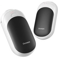 JGD-Chauffe-Mains Rechargeables Magnétiques, Lot de 2, Chaufferette Électriques Ultra-Fins, Chauffant de Poche Portables, Ultra Légers et Fins,