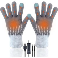 JGD-Gants chauffants USB pour homme et femme, gants d'hiver chauds, mains complètes, gants tactiles pour ordinateur portable, gants chauffants,