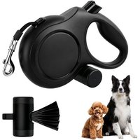 Laisse Chien Enrouleur 8m, Laisse Enrouleur Pour Chiens Moyens Et Grands (Jusqu¿À 50kg), Anti-Morsure Laisses Pour Chien Avec Un Boutton S'arrêter
