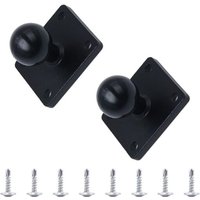 NouvelHorizonstore-2 Pieces Base de Montage ¿¿ Billes de 1 Pouce Support Ram Mount Moto Adaptateur de Base ¿¿ T¿ºte Sph¿¿rique Base de Montage