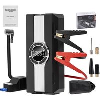 Nouvelhorizonstore-Voiture Jump Starter Avec Compresseur D'air 150psi, Batterie Booster 12v Portable Pour Gaz/Diesel, Power Bank Lcd, Lampe De Poche