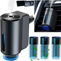 NouvelHorizonstore-lectrique Diffuseur Voiture avec 3 parfums (Colognee/Style Parisien/Hiltonn), Diffuseur Électrique, Atomiseur Ultrasonique, 3