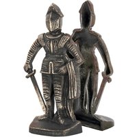 Nouvelhorizonstore-Sp14917 Serre-Livre Chevaliers Médiévaux, Bronze, 5 X 12.5 X 23 Cm