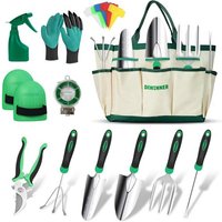 NouvelHorizonstore-Outils de Jardinage, Trousse-Cadeau d'outils à Main, Tout-en-Un 11Pièces Transplantation de Jardinage en Plein Air pour Jardinier,