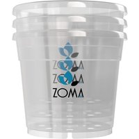 NouvelHorizonstore-Lot de 3 pots transparents pour orchidées à fond surélevé, pots pour orchidées en plastique avec trous d'aération parfaits pour le