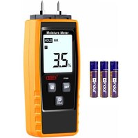 NouvelHorizonstore-Testeur Humidité Bois, 8 en 1 Humidimetre pour Bois de Chauffage, Bois, Placoplâtre, Détecteur de Fuite d'eau et Testeur