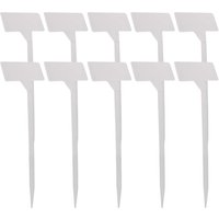Nouvelhorizonstore-Lot De 20 Étiquettes De Plantes En Plastique Imperméables En Forme De T Pour Identifier Les Plantes Et Les Pépinières, 30 Cm