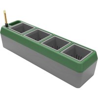 NouvelHorizonstore-Provence - Jardinière Auto-arrosante à 4 Pots à Herbes aromatiques avec indicateur de Niveau d'eau