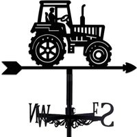 Nouvelhorizonstore-Girouette En Métal Pour Tracteur Agricole, Indicateur De Direction Du Vent De Jardin Extérieur Avec Finition Antirouille Pour