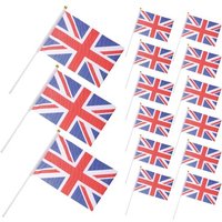 Nouvelhorizonstore-Lot De 50 Drapeaux Union Jack ¿ Petits Drapeaux Britanniques Pour Événements Sportifs, Match De Football Européen, Décorations De