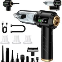 NouvelHorizonstore-Aspirateur à Main 4 en 1, Aspirateur Voiture 28000 PA Puissant, Moteur sans Brosse, Aspirateur à Main sans Fil, 3 Vitesses 250 000