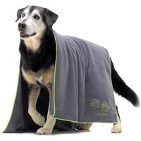 Jgd-® Serviette Chien Super Absorbante ¿ Serviette Pour Chien Xl 140x70cm, Microfibre Ultra Douce, Séchage Rapide, Serviettes Artisanales De Qualité