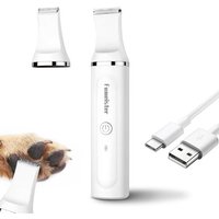 Jgd-Tondeuse Pour Chien Pour Toilettage, Tondeuse Étanche Sans Fil Avec Charge De Type C, Faible Bruit Pour Couper Les Zones Spécifiques Des Chats Et