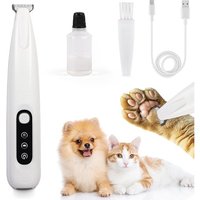 Jgd-Pet Paws Tondeuse À Cheveux Avec Lumière Led ¿ Tondeuse À Barbe Sans Fil Pour Chiens Et Chats