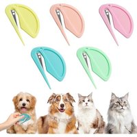 Jgd-Lot De 5 Peignes Démêlants Pour Animaux De Compagnie, Démêlage Des N?uds Pour Animaux De Compagnie, Outil De Toilettage Pour Chien Et Chat Doux