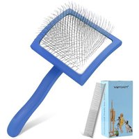 Jgd-Brosse De Toilettage Pour Chien, Brosse À Poils Longs Pour La Perte De Poils Des Chats À Poils Moyens Et Longs.Les N?uds, Le Sous-Poil,Peigne