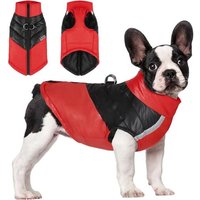Jgd-Manteaux D'hiver Pour Chiens Avec Harnais Manteaux Imperméables Pour Chiens, Anneau En D Durable Manteau Chien Chaud Veste Chien Hiver Avec