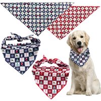 Jgd-Lot De 2 Bandanas De Noël Pour Chien, Foulard Triangle Réglable, Motifs Père Noël & Bonhomme De Neige, Accessoire Chien Noel, Pour Petits Moyens