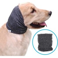 Jgd-Pattepoint Cache-Oreilles Pour Chien, Soulagement De L'anxiété En Endroit Bruyant, Snood Et Chauffe-Cou Pour Chiens Et Chats - Gris L