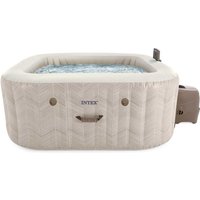 Spa gonflable PureSpa Chevron carré Bulles 4 places - Intex