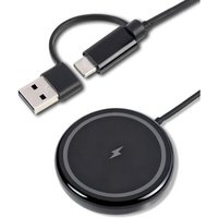 JGD-15W Chargeur Mag-Safe,Chargeur Induction sans Fil Magnétique Compatible pour iPhone 17/16/15/14/13 et AirPods Pro Série, Chargeur Rapide pour