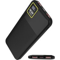 Jgd-Batterie Externe 22.5w Power Bank 10000mah Batterie Portable Usb C Input & Output Pd3.0 Qc4.0 Chargeur Portable For Iphone 17 16 Pro (Noir,
