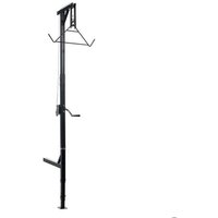 Palan pour Attelage de Camion-Duoku-Capacité de Levage de 272 kg-Equipé d'Un Treuil Manuel-Récepteur de 5 cm-Hauteur Ajustable