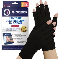 Gants de Compression Conçus par des Médecins pour Femmes et Hommes, Gants Arthrose à Doigts Ouverts, Pour Arthrite, Canal Carpien, Dactylographie [M,