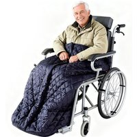 Couverture pour Fauteuil Roulant, Couvre-Jambes de Fauteuil Roulant Doublés en Polaire, Couverture Confortable pour Fauteuils Roulants,pour fauteuils