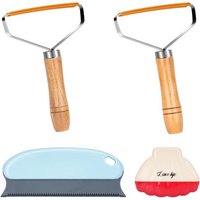 JGD-Lot de 2 brosses anti-peluches pour poils d'animaux, pour vêtements et tapis, pour canapé, brosse à peluches magique, brosse anti-peluches,