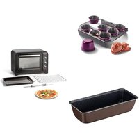 Four électrique chaleur tournante XL 60 L ¿ 2200 W + moule à cake 28 cm